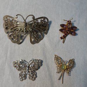 Butterfly Brooch and Hair Clip Colletion